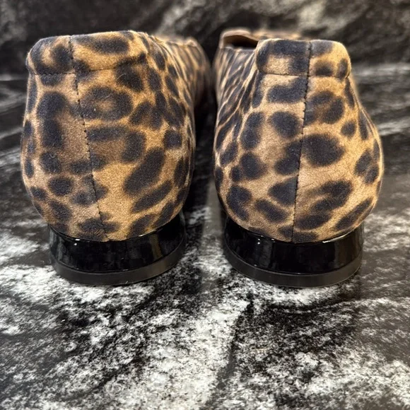 BeautiFeel Brown and Black Leopard Print Flats - Picture 4 of 5